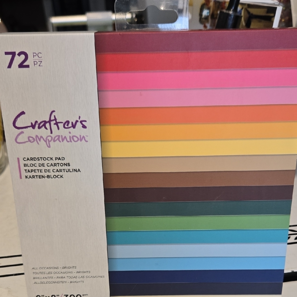 Crafter's Companion 8x8 All Occasions Patterned And Solids Paper Pad Set - Picture 3 of 3